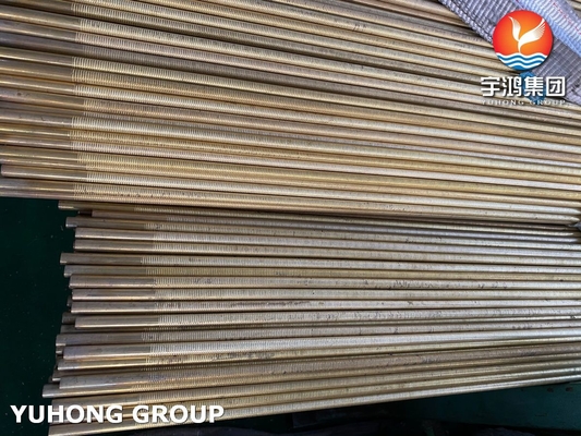 Gilled Integral Low Fin Tubes Copper Nickel Alloy C71640 Cu70Ni30