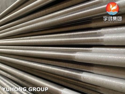 ASTM B111 C71640 (Cu70Ni30) Copper Nickel Alloy Low Fin Tubes For Heat Exchangers In Marine Application