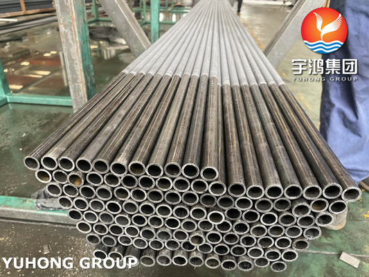 Seamless Integral Low Fin Tubes finned Heating pipe JIS G3461 Standard OEM