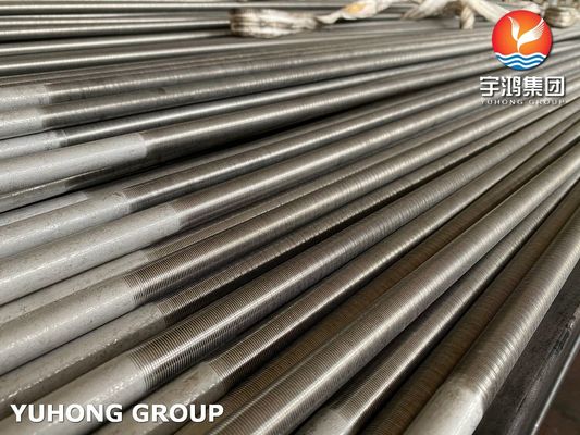 ASTM B111 C71500 Copper Nickel 70/30 Cooling Integral Low Fin Tubes For Heat Exchanger