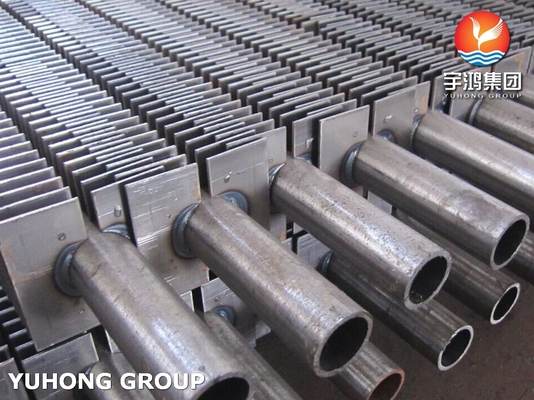 Hygienic Refrigerator Economizer Steam Radiant Fin Tube Stainless Steel