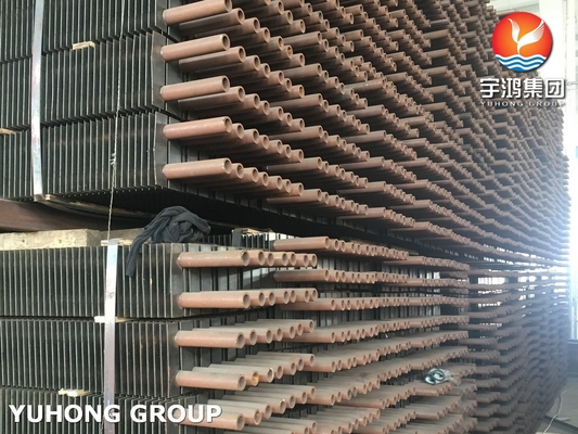 ASME SA312 TP347 Austenitic Stainless Steel Square Fin Tube For Heat Exchangers