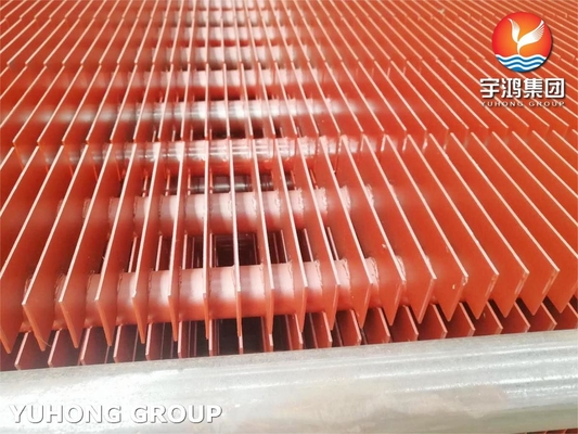 ASME SA312 TP304 Austenitic Stainless Steel H Fin Tube For Generator Superheater
