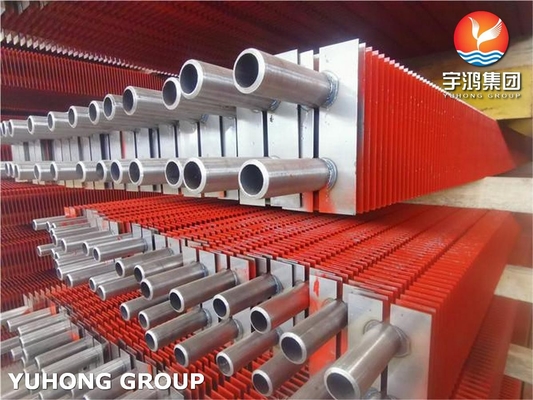 ASME SA312 TP304 Austenitic Stainless Steel H Fin Tube For Generator Superheater