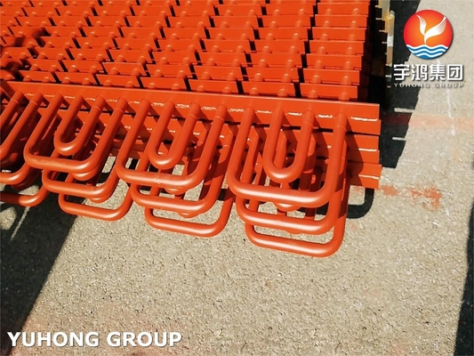 ASME SA213 TP304 Square Fin Tube For Seawater Desalination