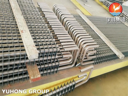 ASME SA213 TP321 stainless steel H Finned Tubes For High-Temperature Heat Transfer