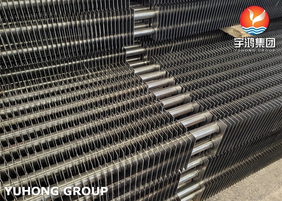 ASTM A312 TP304L Austenitic Stainless Steel H Fin Tube For Radiant Boiler Heat Exchanger
