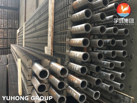 AD2000 Standard Micro Square Fin Tube Coil For Air Cooled Heat Exchangers H Type
