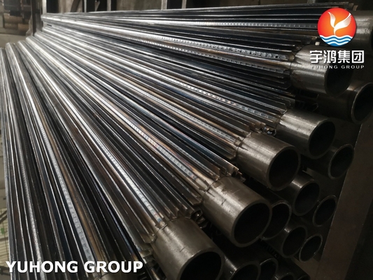 ASTM A106 GR.B Carbon Steel Longitudinal Tube Finned For Heat Recovery Systems