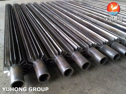ASTM A106 GR.B Carbon Steel Longitudinal Tube Finned For Heat Recovery Systems