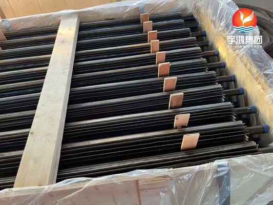 T13237 Carbon Steel Longitudinal Finned Tube Pipe Heat Transfer Custom