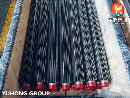 ASTM A213 TP316L Austenitic Alloy-Steel Longitudinal Finned Tube For Oil Coolers