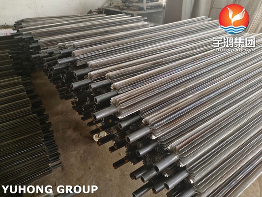 HAZ Copper Longitudinal Finned Tube For Refrigeration Cryogenic Systems ASTM A179