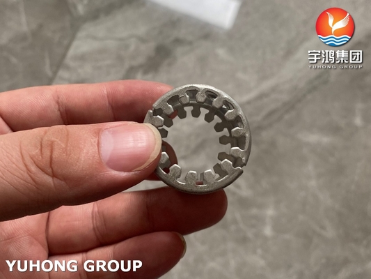 Round Hexagonal Octagonal Carbon Steel Fin Tube Clamps SGCC FB Galvanized Surface
