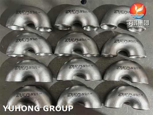 ASTM B366 C22 Hastelloy 180° Return Bend Elbow SR For Heat Exchanger