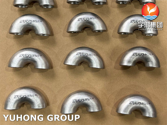 ASTM B366 C22 Hastelloy 180° Return Bend Elbow SR For Heat Exchanger