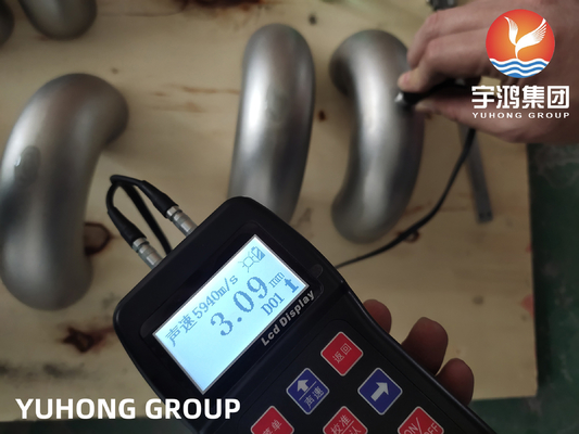 Long Radius S32205 SS Pipe Bend Stainless Steel U Bend PMI Testing