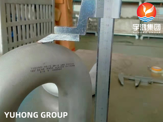 ASTM A815 UNS S32205 Elbow For Heat Exchanger Plumbing