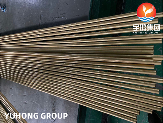 Petrochemical Steel Heat Exchanger Tube ASME SB111 C68700 For Marine Engines