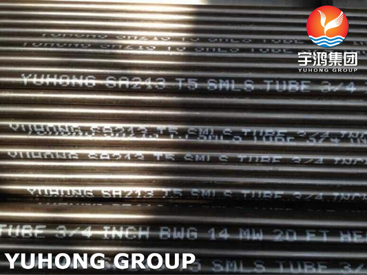 ASME SA213 T5 Chromium Molybdenum Heat Exchanger Tube Seamless For Boiler