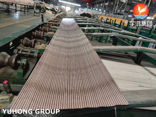 Copper Nickle Seamless Bundle Tube Heat Transfer Pipe ASTM B111 C70600