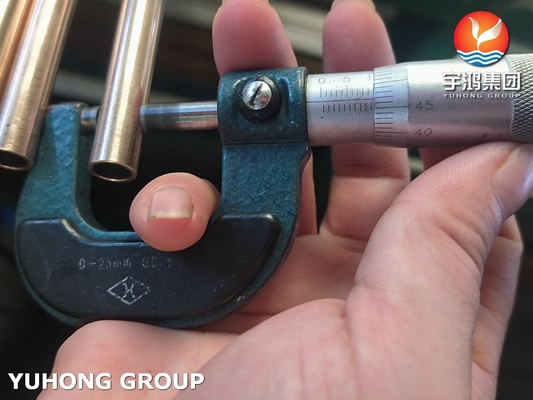 ASTM B111 C70600 Copper Nickle Seamless Tube In Condensers and Heat Exchangers