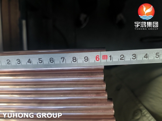 Copper Nickle Seamless Bundle Tube Heat Transfer Pipe ASTM B111 C70600