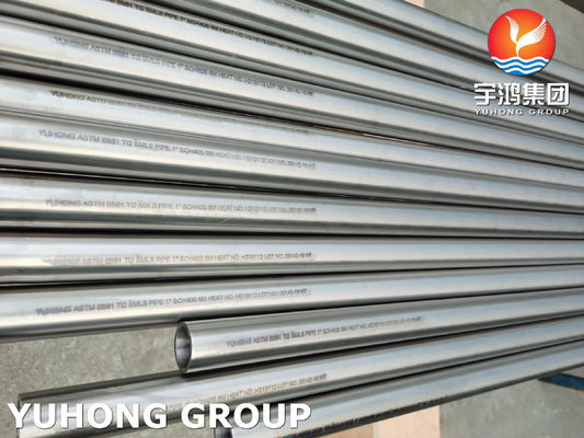 ASTM B861 GR2 Titanium Seamless Pipe For Refining Equipment