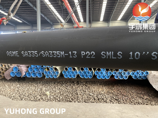 ASTM A335 P22 Seamless Ferritic Alloy Steel Pipe Fro Petrochemical Plants