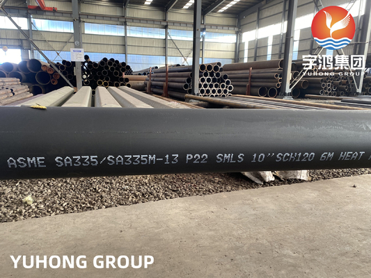 ASTM A335 P22 Seamless Ferritic Alloy Steel Pipe Fro Petrochemical Plants