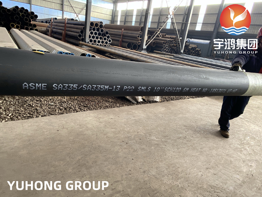 ASTM A335 P22 Seamless Ferritic Alloy Steel Pipe Fro Petrochemical Plants