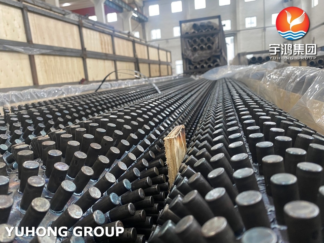 P11 Alloy Steel Stainless Steel Finned Studded Tube Pipe For Fired Heater Oil Refinary