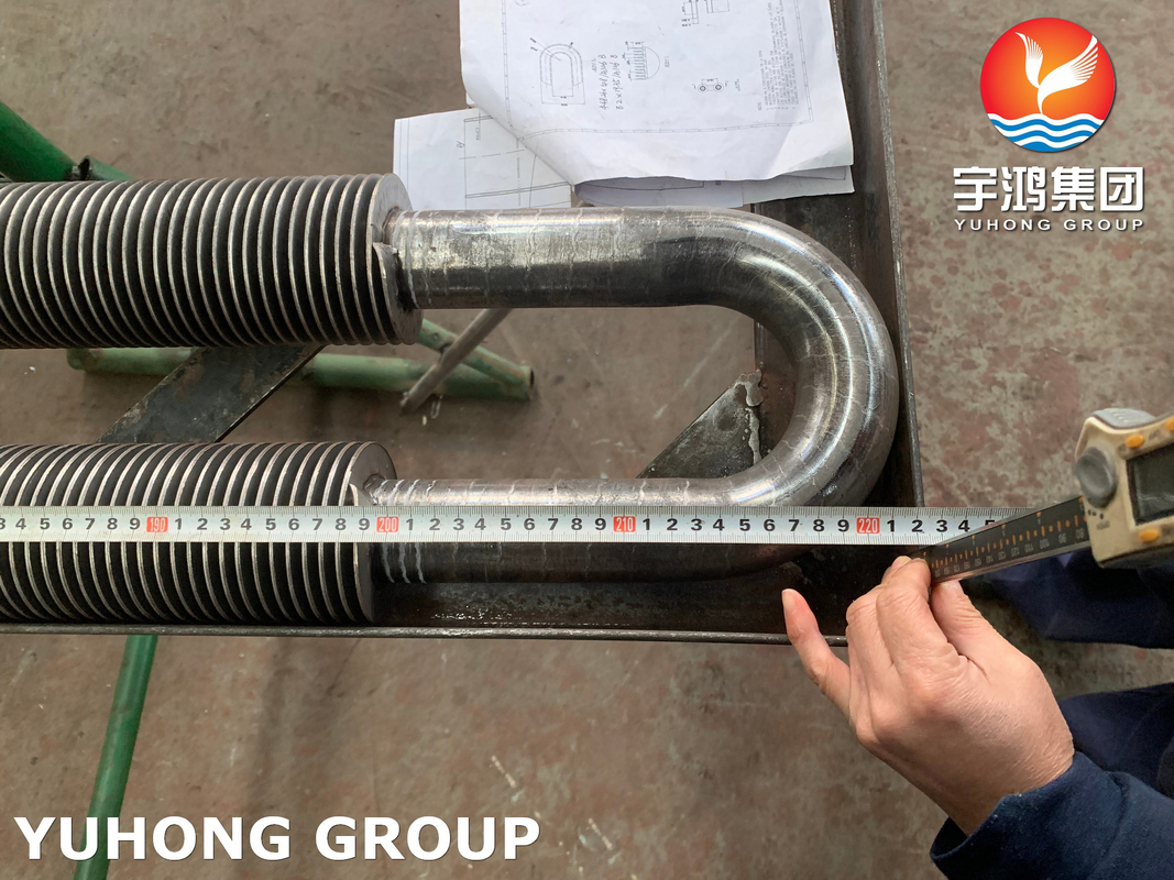 Solid Carbon Steel Electric Low Fin Tube HFW For Fired Heater Furnace Convection Section