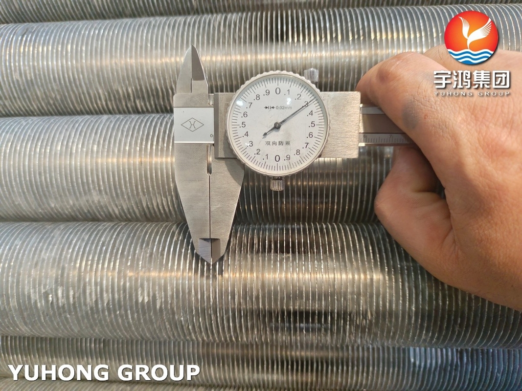 Corrosion Resistance Aluminum Steel Extruded Fin Tube ASTM A269 For Copper Pipe Boilers