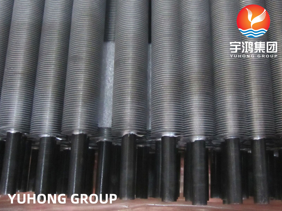 ASTM B209 Gr.1060 low Aluminium Finned Tubes For Heat Exchangers KL Type