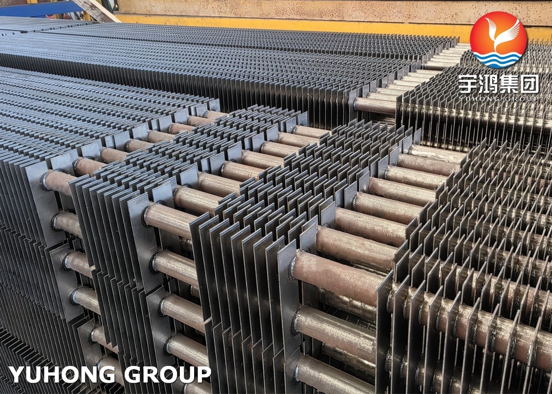 ASTM A312 TP304L Austenitic Stainless Steel H Fin Tube For Radiant Boiler Heat Exchanger