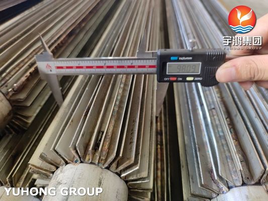 Pipa Pemanas Tabung Sirip Memanjang Baja Tahan Karat ODM ASTM A213 TP316L